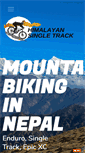 Mobile Screenshot of himalayansingletrack.com
